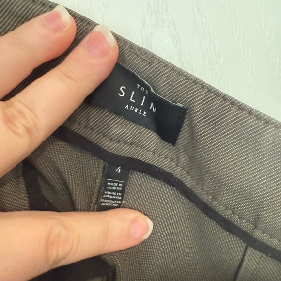 White House Black Market Olive Green Women Jeans - Picture 3 of 5